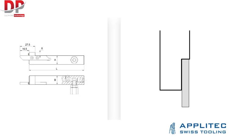 Dao cắt đứt 780-JET TOP-LINE Applitec