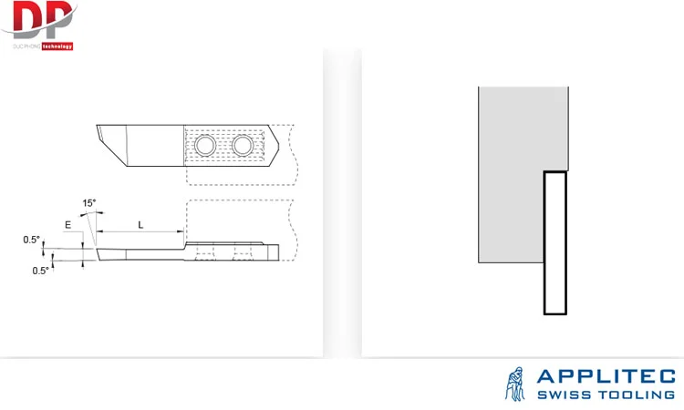 Dao cắt đứt 7061 TOP-LINE Applitec