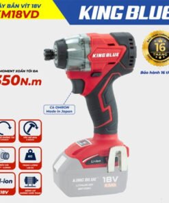 Máy bắn vít 18V KM18VD - King Blue (Giá Chưa Bao Gồm Pin, Sạc)