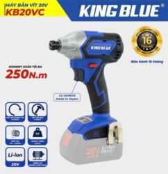 Máy bắn vít 20V KB20VC - King Blue (Giá Chưa Bao Gồm Pin, Sạc)