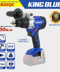 Máy khoan 3 chức năng 20V KB20QE - King Blue (Giá Chưa Bao Gồm Pin, Sạc)