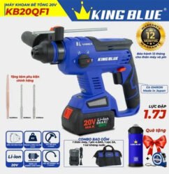 Máy khoan bê tông sử dụng Pin 20V KB20QF1 - King Blue