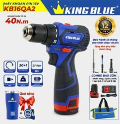 Máy khoan sử dụng Pin 16V KB16QA2 - King Blue