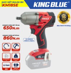 Máy siết bu lông 18V KM18SE - King Blue (Giá Chưa Bao Gồm Pin, Sạc)