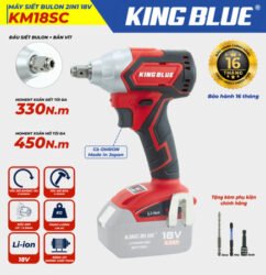 Máy siết bu lông 2in1 18V KM18SC - King Blue (Giá Chưa Bao Gồm Pin, Sạc)