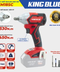 Máy siết bu lông 2in1 18V KM18SC - King Blue (Giá Chưa Bao Gồm Pin, Sạc)