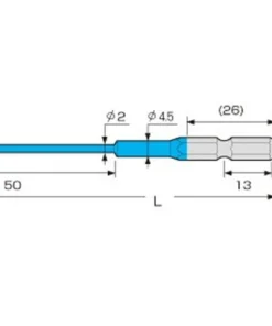 Vỉ 2 mũi vít 1 đầu ANEX (ACMD-00065)