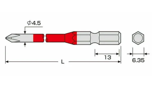 Vỉ 2 mũi vít  ANEX (ACMD-1100)