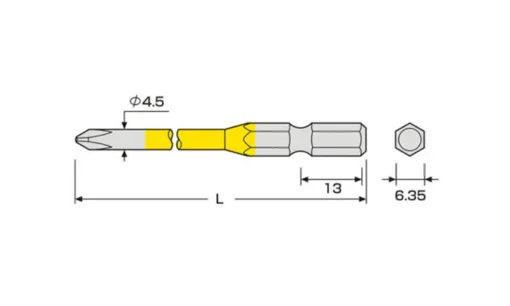 Vỉ 2 mũi vít  ANEX (ACMD-2100)