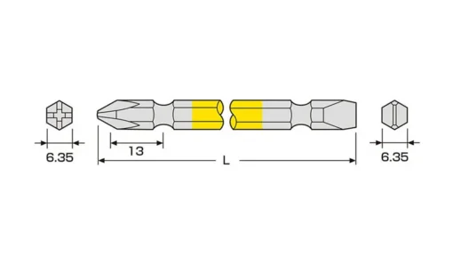 Vỉ 2 mũi vít ANEX (ACPM-2110)