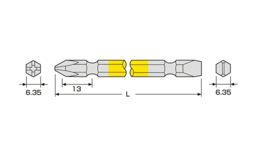 Vỉ 2 mũi vít ANEX (ACPM-2150)