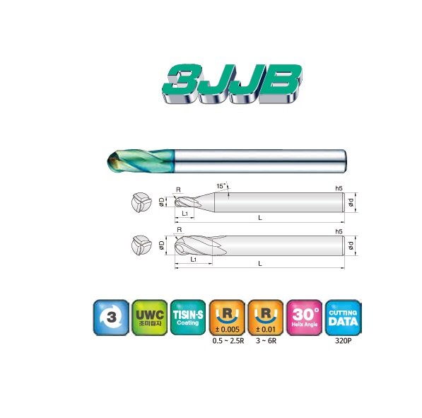 dao phay cầu 3jjb jjtools