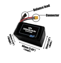 Bộ pin LiPo 1300mAh 18S 66,6v - Maxamps