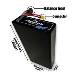 Bộ pin LiPo 22000mAh 17S2P 62.9v - Maxamps