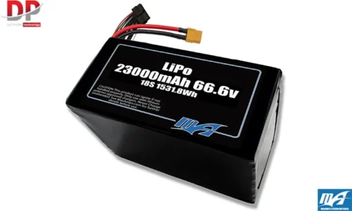 Bộ pin LiPo 23000mAh 18S 66,6v - Maxamps