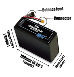 Bộ pin LiPo 2800mAh 18S 66,6v - Maxamps