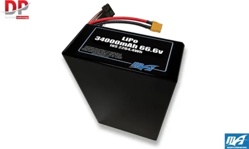 Bộ pin LiPo 34000mAh 18S2P 66,6v - Maxamps