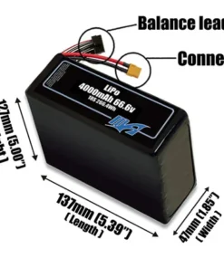 Bộ pin LiPo 4000mAh 18S 66,6v - Maxamps