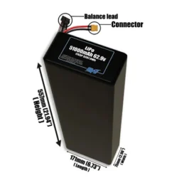 Bộ pin LiPo 51000mAh 17S3P 62.9v - Maxamps