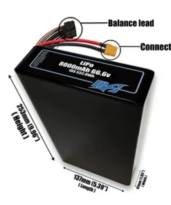 Bộ pin LiPo 8000mAh 18S2P 66,6v - Maxamps