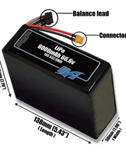 Bộ pin LiPo 8000mAh Lite 18S 66,6v - Maxamps