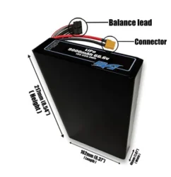 Bộ pin LiPo 9000mAh 18S2P 66,6v - Maxamps