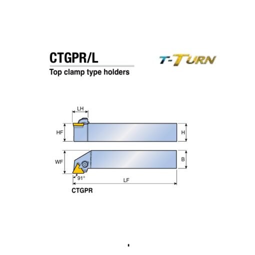 cán dao ctgpr taegutec