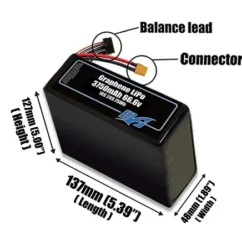 Pin Graphene LiPo 3750mAh 18S 66,6v - Maxamps