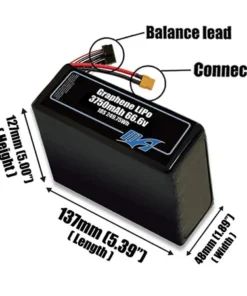 Pin Graphene LiPo 3750mAh 18S 66,6v - Maxamps