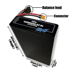 Bộ pin LiPo 10900mAh 17S2P 62.9v - Maxamps