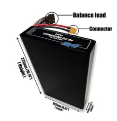 Bộ pin LiPo 12000mAh 17S2P 62.9v - Maxamps